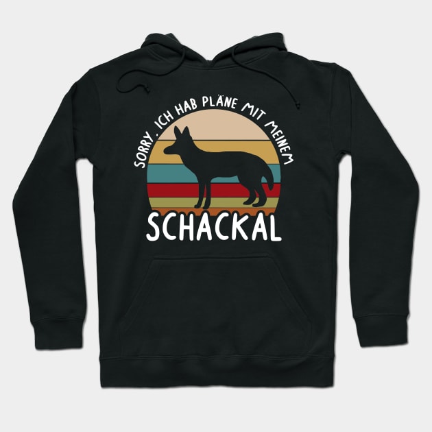 Pläne mit Schackal Savanne Afrika Sunset Spruch Hoodie by FindYourFavouriteDesign